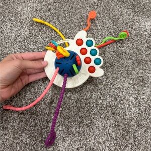 Colorful Sensory Toy with Pop It and Textured Features